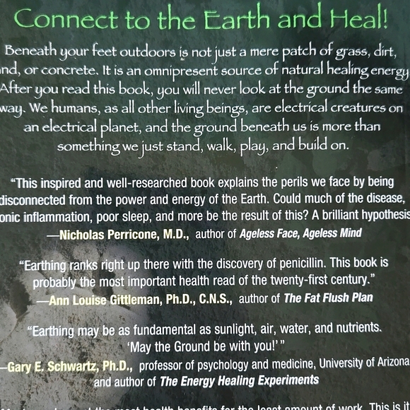 Earthing Grounding Healing Yourself Comes W Free Movie Pass Soft Cover Book - Picture 2 of 5